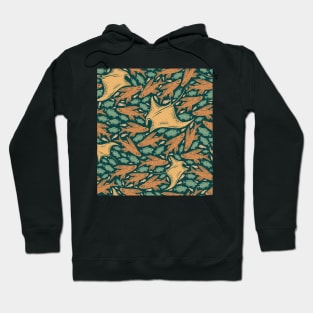 Ocean Life With Various Fishes Design Hoodie